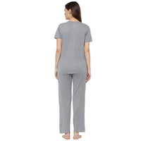 Mack Jonney Grey Women's Night Suit