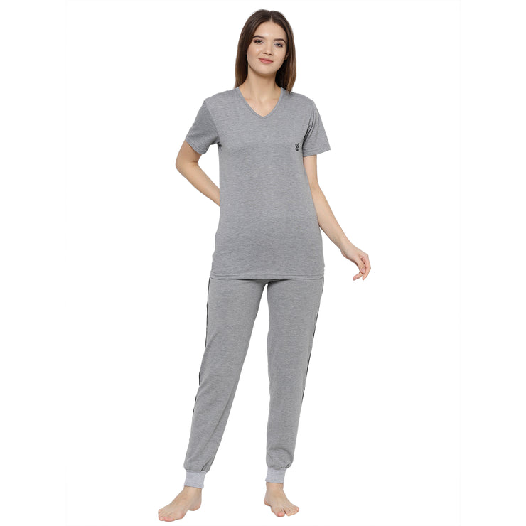 Mack Jonney Grey Women's Night Suit