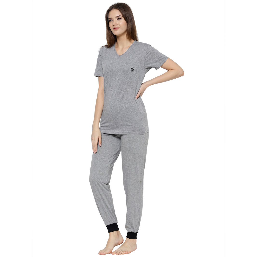 Mack Jonney Grey Women's Night Suit