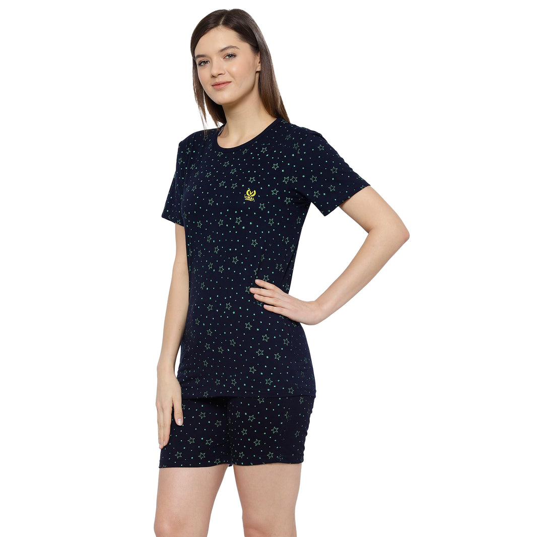 Mack Jonney Blue Women's Night Suit