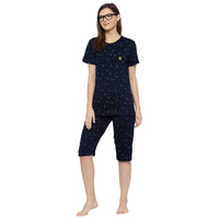 Mack Jonney Blue Women's Night Suit