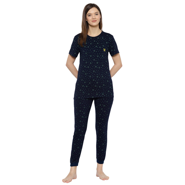 Mack Jonney Blue Women's Night Suit