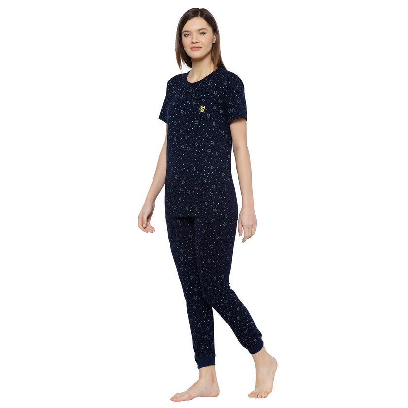 Mack Jonney Blue Women's Night Suit