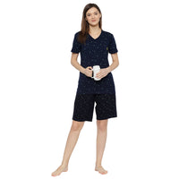 Mack Jonney Blue Women's Night Suit
