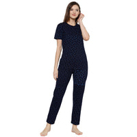 Mack Jonney Blue Women's Night Suit