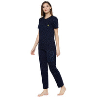 Mack Jonney Blue Women's Night Suit