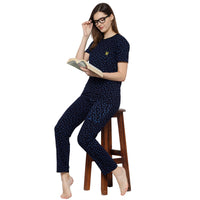 Mack Jonney Blue Women's Night Suit