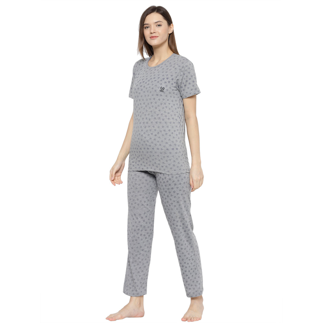 Mack Jonney Grey Women's Night Suit