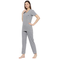 Mack Jonney Grey Women's Night Suit