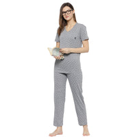 Mack Jonney Grey Women's Night Suit