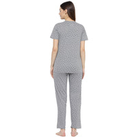 Mack Jonney Grey Women's Night Suit