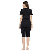 Mack Jonney Black Women's Night Suit