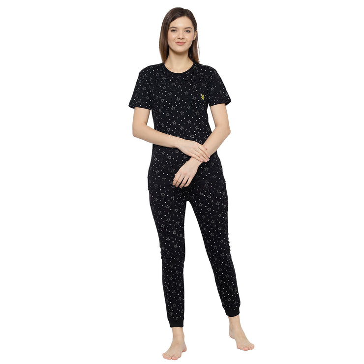 Mack Jonney Black Women's Night Suit