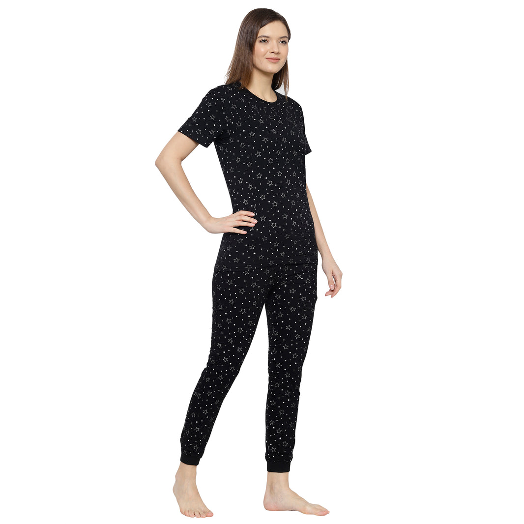 Mack Jonney Black Women's Night Suit