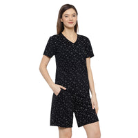 Mack Jonney Black Women's Night Suit