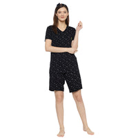 Mack Jonney Black Women's Night Suit