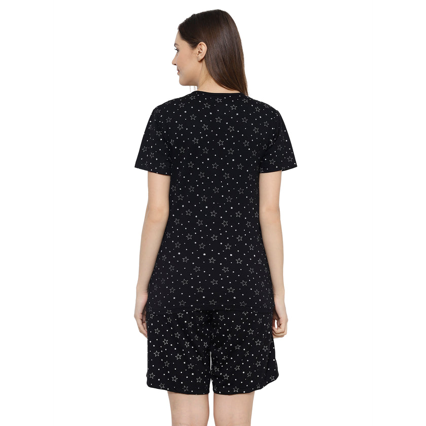 Mack Jonney Black Women's Night Suit