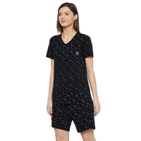 Mack Jonney Black Women's Night Suit
