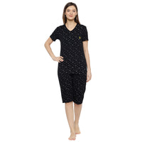 Mack Jonney Black Women's Night Suit