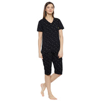 Mack Jonney Black Women's Night Suit