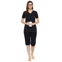 Mack Jonney Black Women's Night Suit
