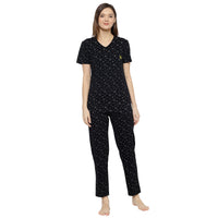 Mack Jonney Black Women's Night Suit