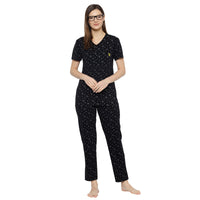 Mack Jonney Black Women's Night Suit