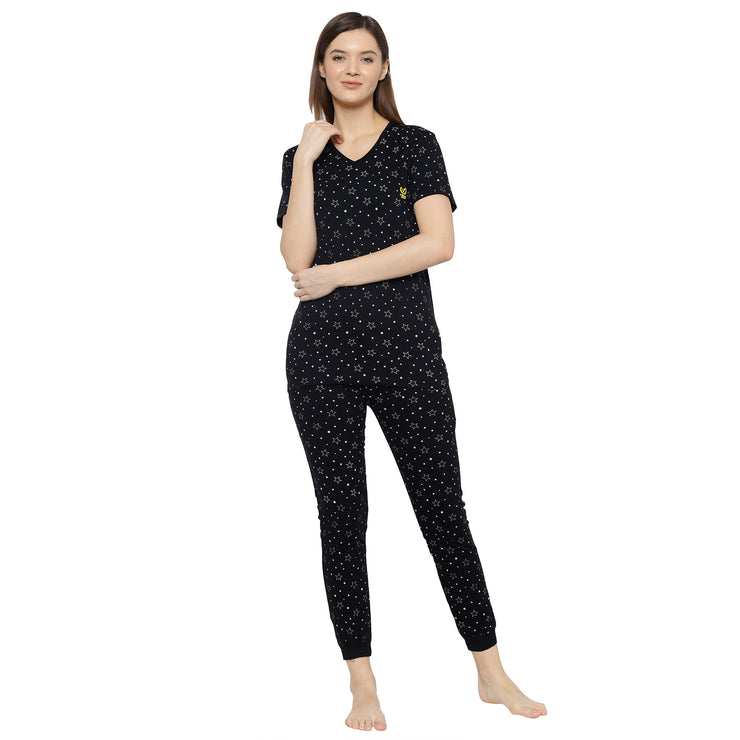 Mack Jonney Black Women's Night Suit