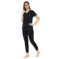 Mack Jonney Black Women's Night Suit