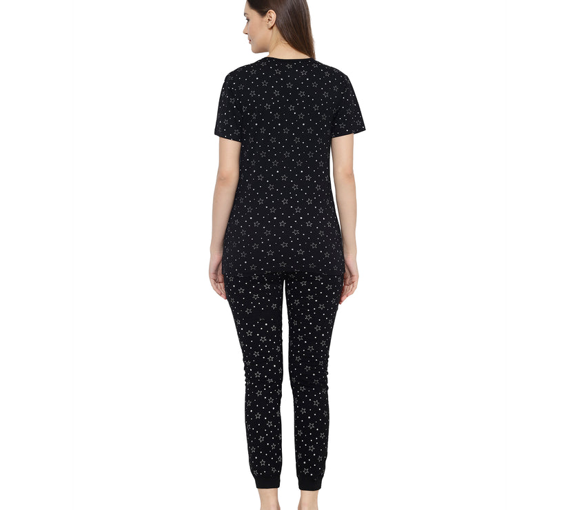Mack Jonney Black Women's Night Suit