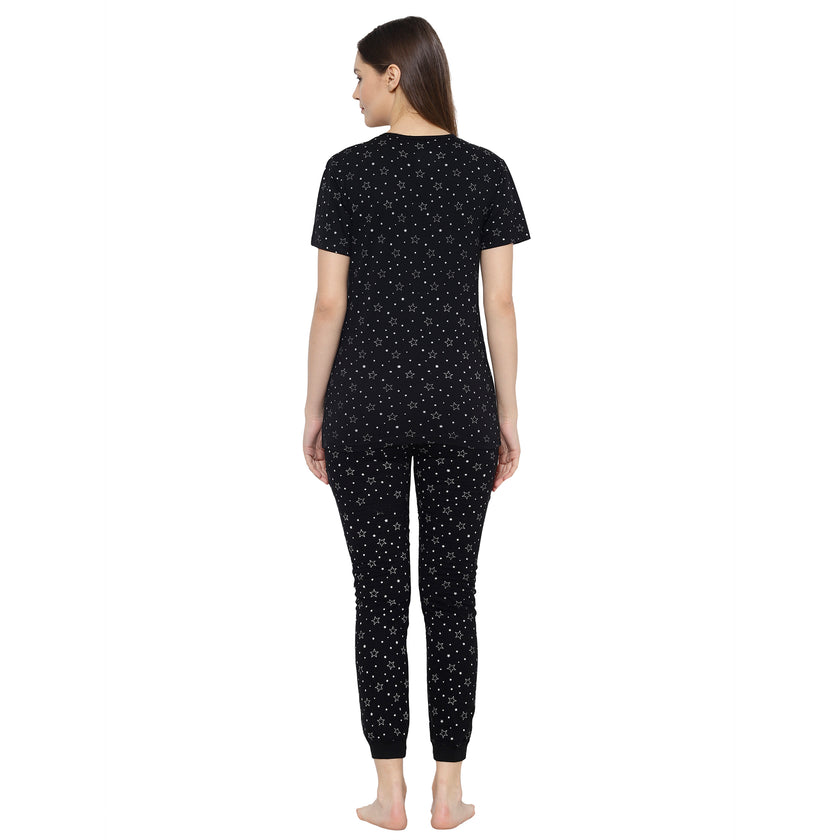 Mack Jonney Black Women's Night Suit