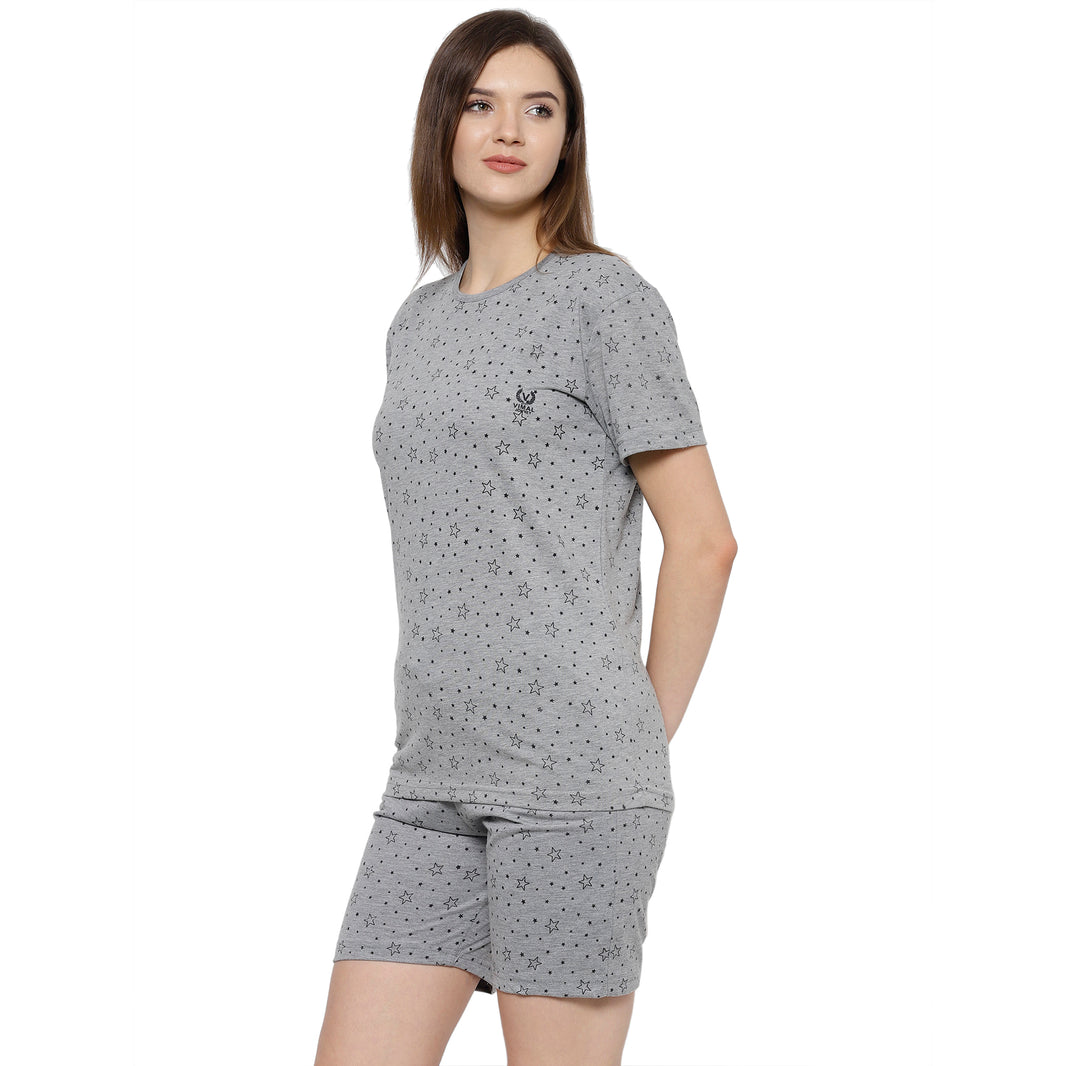 Mack Jonney Grey Women's Night Suit