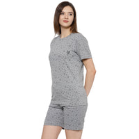Mack Jonney Grey Women's Night Suit
