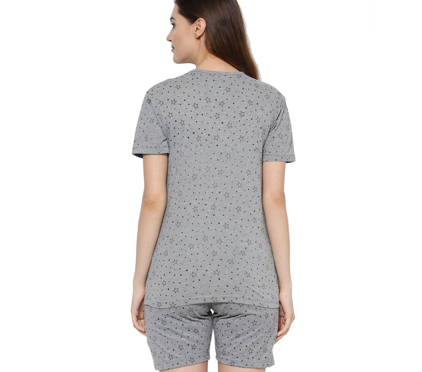 Mack Jonney Grey Women's Night Suit