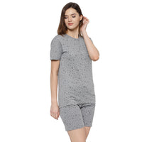 Mack Jonney Grey Women's Night Suit