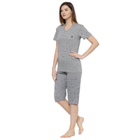 Mack Jonney Grey Women's Night Suit
