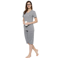 Mack Jonney Grey Women's Night Suit