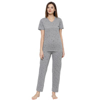 Mack Jonney Grey Women's Night Suit
