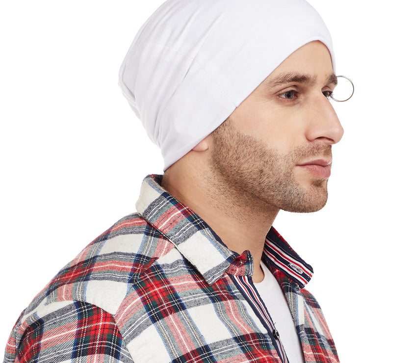 Mack Jonney White colour caps for Men