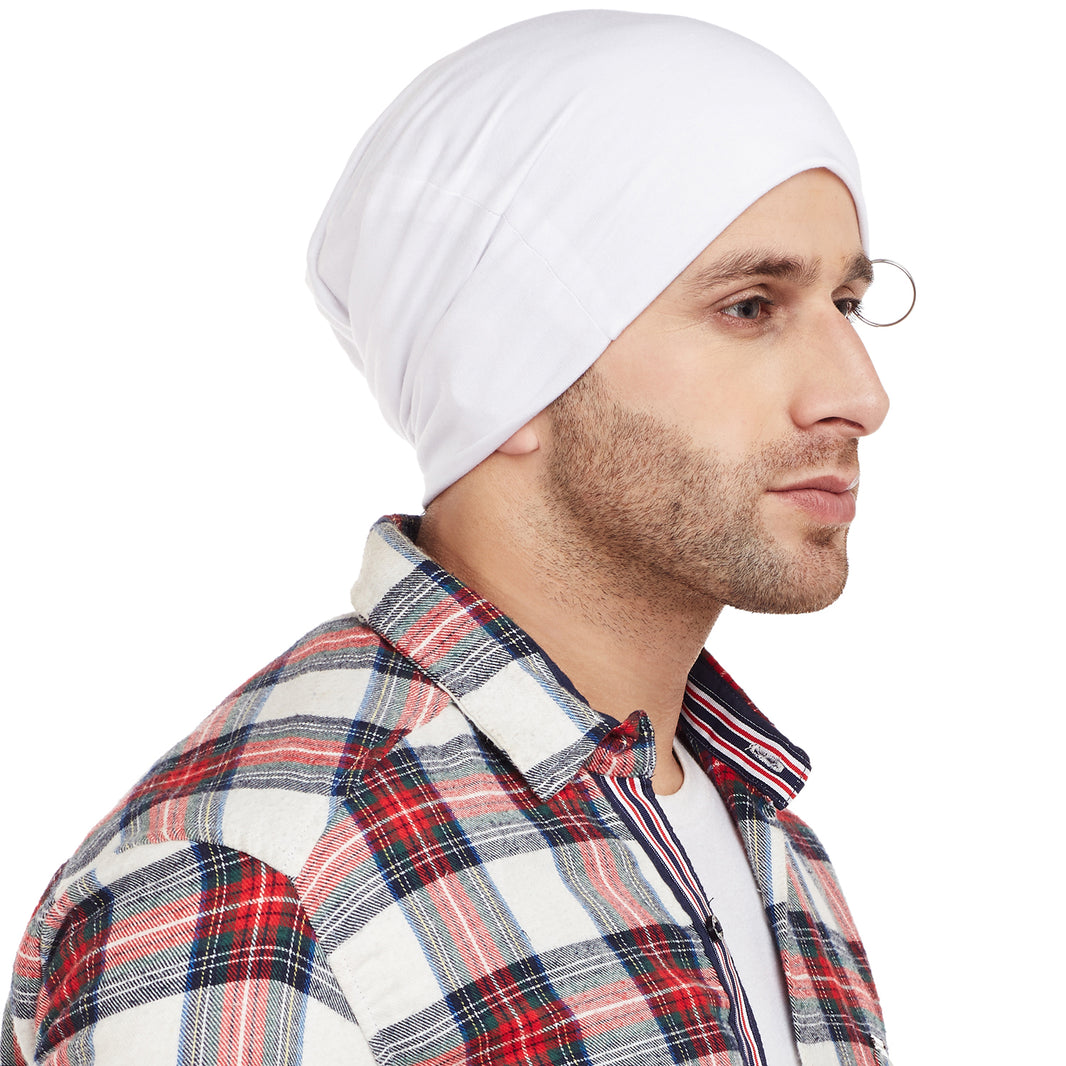 Mack Jonney White colour caps for Men