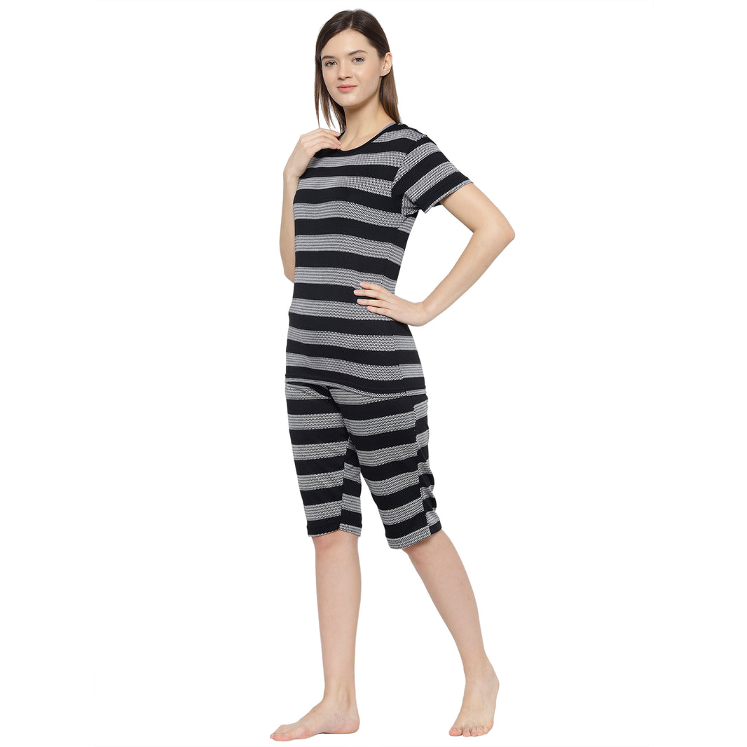 Mack Jonney Black Women's Night Suit