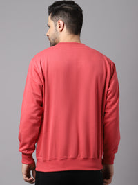 Mack Jonney Fleece Round Neck Printed Sweatshirt for Men