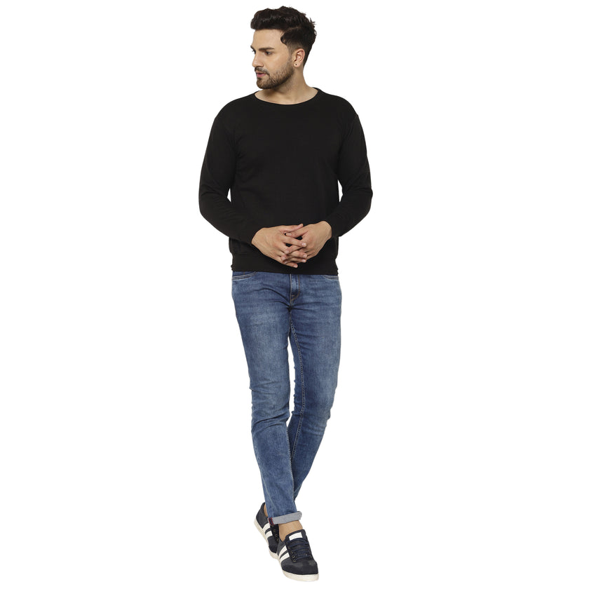 Mack Jonney Fleece Round Neck Sweatshirt for Men