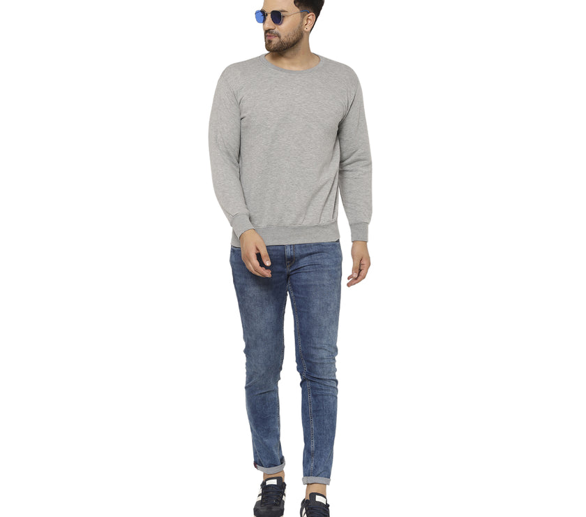 Mack Jonney Fleece Round Neck Sweatshirt for Men