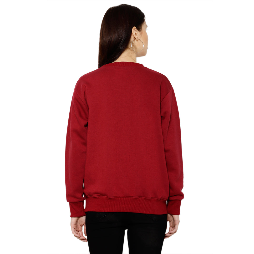 Mack Jonney Fleece Round Neck Sweatshirt for Women