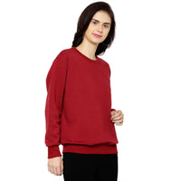 Mack Jonney Fleece Round Neck Sweatshirt for Women