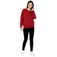 Mack Jonney Fleece Round Neck Sweatshirt for Women