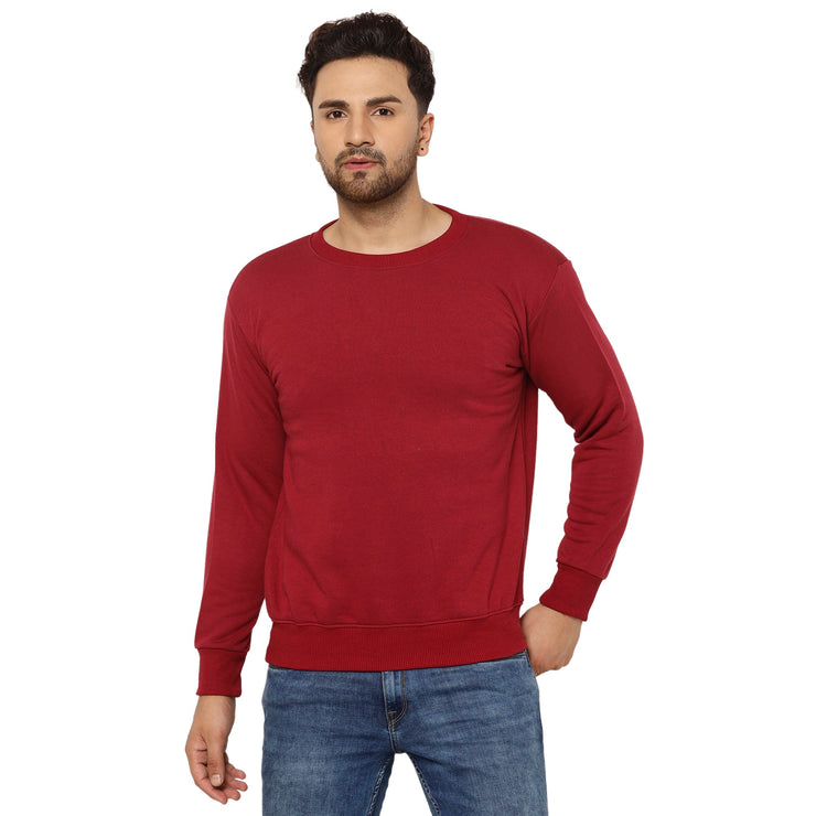 Mack Jonney Fleece Round Neck Sweatshirt for Men