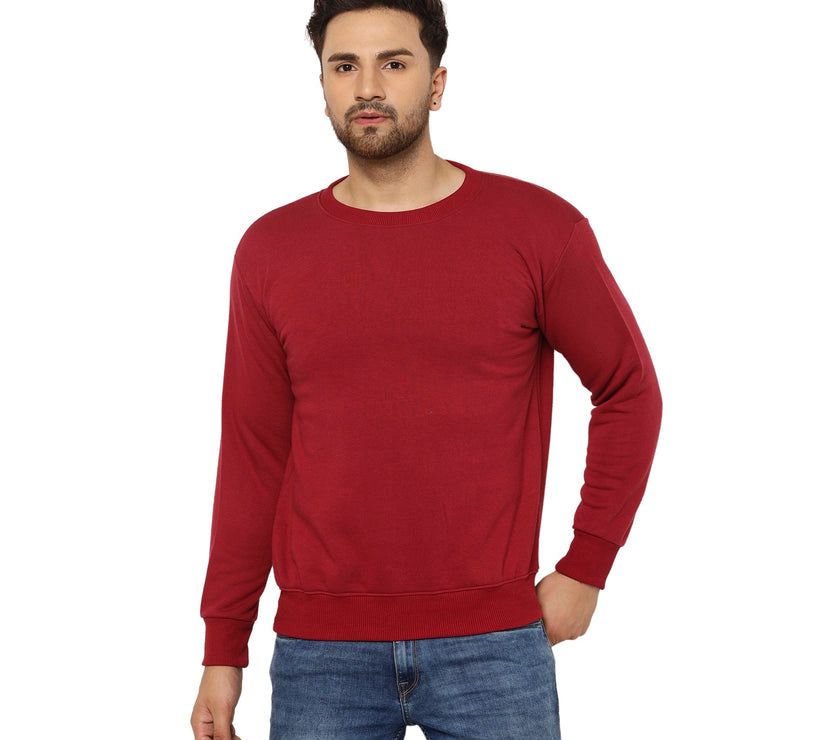 Mack Jonney Fleece Round Neck Sweatshirt for Men