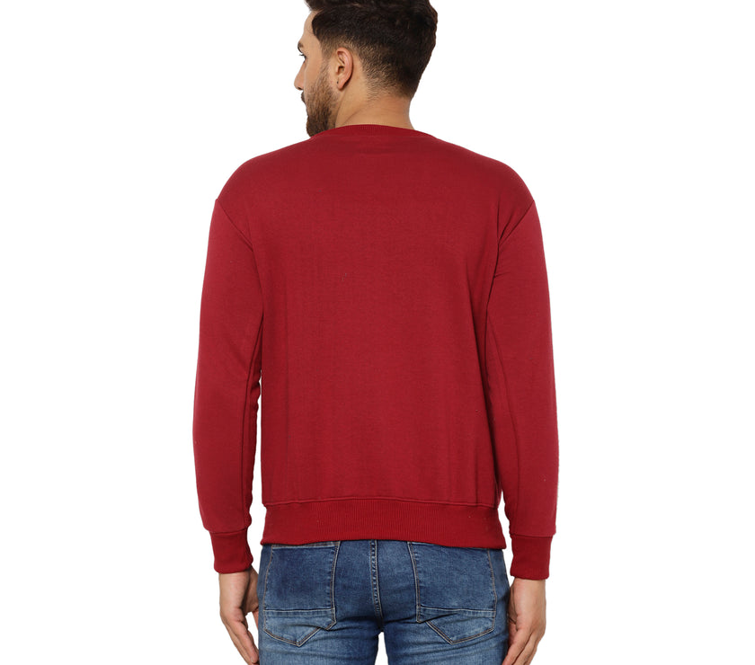 Mack Jonney Fleece Round Neck Sweatshirt for Men